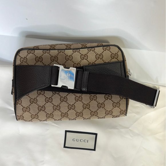 Gucci GG Guccisima Canvas Beige Belt Bag - Picture 3 of 9